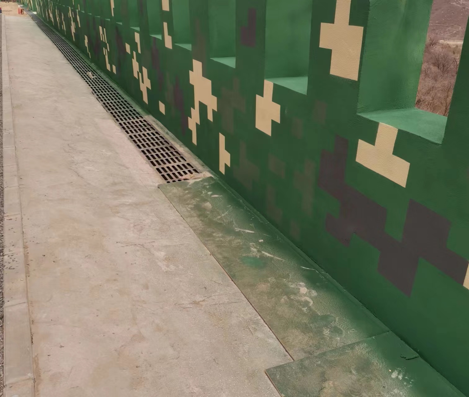 丹东围墙迷彩喷涂,数迷彩漆